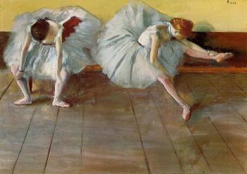 埃德加 德加 Two Ballet Dancers 埃德加 德加 Two Ballet Dancers